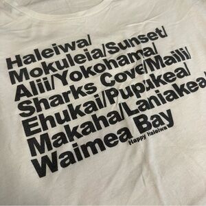 Women’s North Shore Oahu t-shirt surf breaks Oahu Hawaii